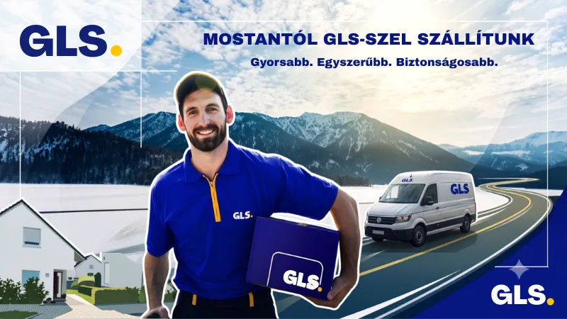 Új csomagszállító partner – Mostantól GLS szállítja a csomagokat